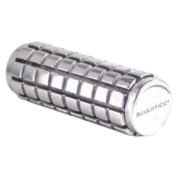Metal Cylinder - Metal Therapy Tool - Silver by SculptICE