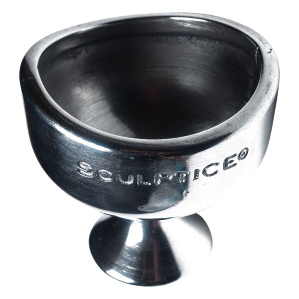 Metal Swedish Cup - Metal Therapy - Silver by SculptICE