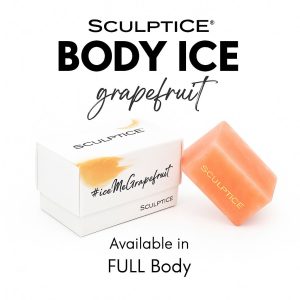 SculptICE Full Body IceMe Grapefruit, natural cryotherapy treatment for fat and cellulite removal.