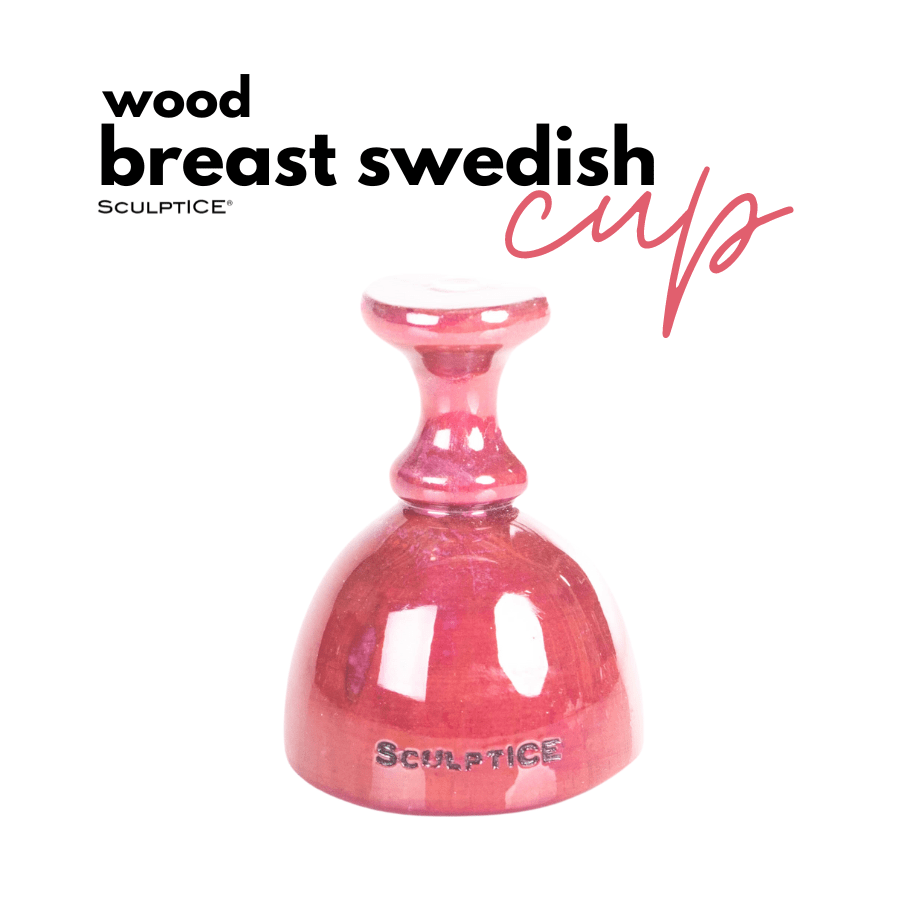 SculptICE Wood Swedish Breast Cup